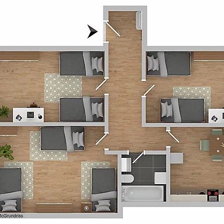 3 Flat In Hagen Χάγη